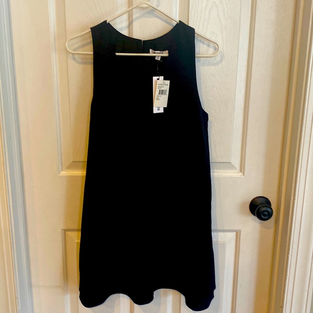 BB Dakota dress from Nordstrom.  Black A line.  Super cute!